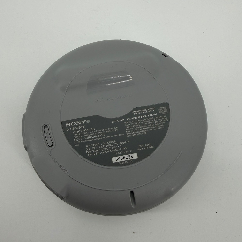 Sony Walkman D-NE326CK CD Player ATRAC3plus MP3 CD-R /RW Bundle - Free Ship - Picture 2 of 10